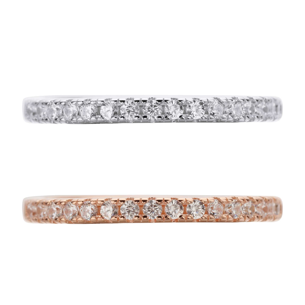 Half Eternity Stackable Band